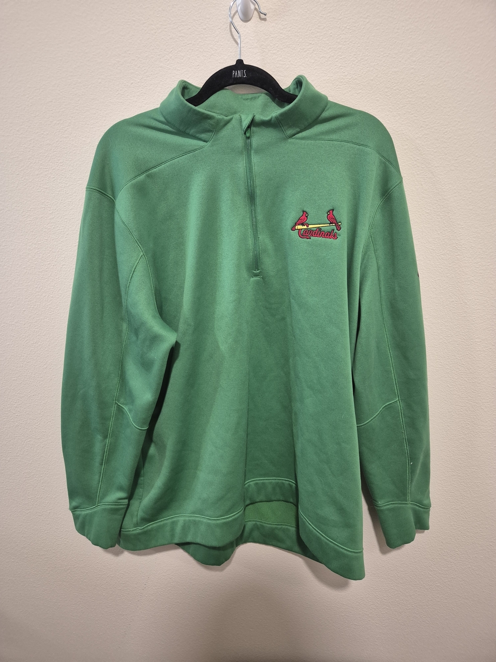 Nike Golf St. Louis Cardinals 1/4 Zip Pullover Men's XXL Green MLB Performance